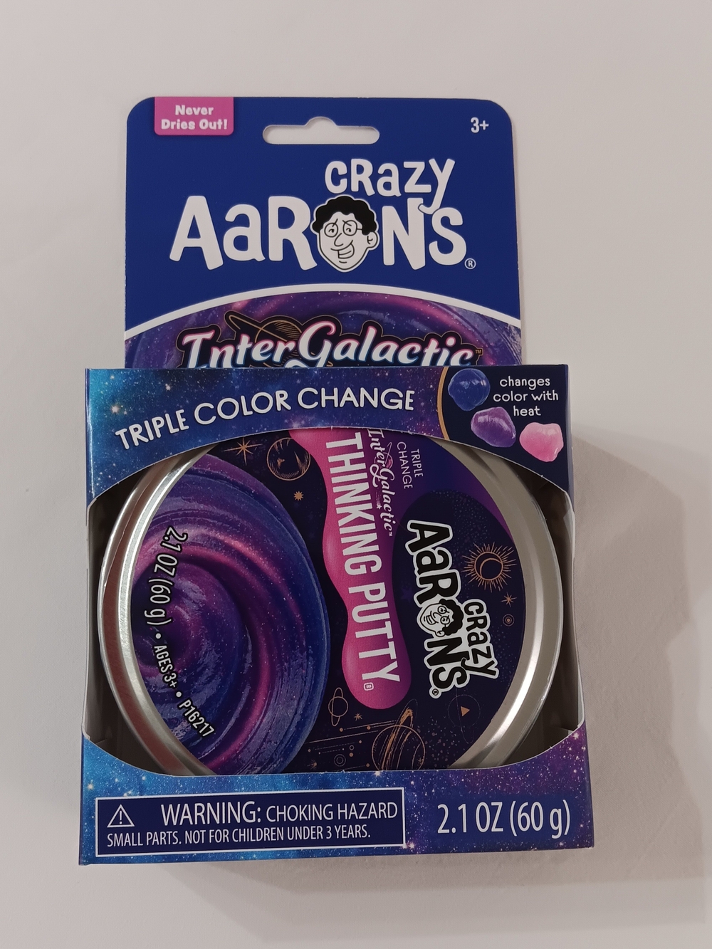 Crazy Aarons InterGalactic Thinking Putty - Triple Color Change